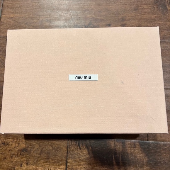 Authentic Miu Miu rhinestone denim sandals - Picture 7 of 7